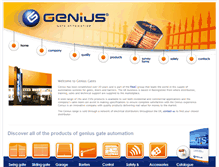 Tablet Screenshot of geniusgates.co.uk